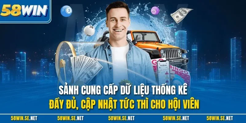 Sảnh cung cấp dữ liệu thống kê đầy đủ, cập nhật tức thì cho hội viên